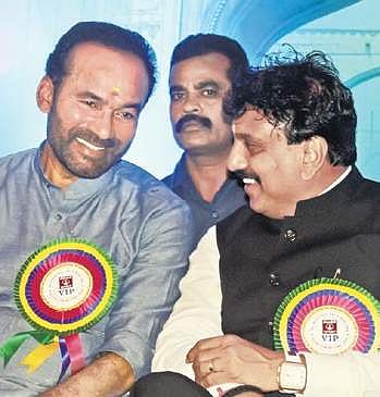 Union Minister of State for Home Affairs G Kishan Reddy at the meeting of ONGC All India OBC and MOBC Employees’ Welfare Association (Photo |EPS)