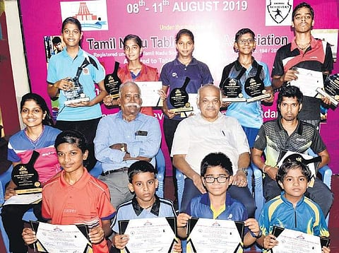 Winners of the 8th TN state-ranking meet in Chennai on Sunday | d sampathkumar