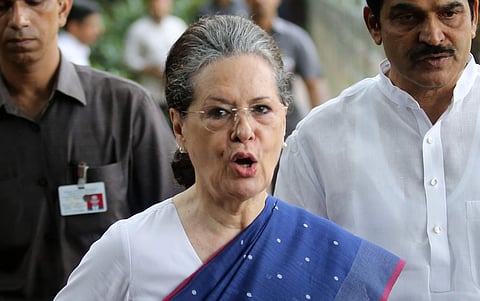 Interim Congress chief Sonia Gandhi. | (File | PTI)