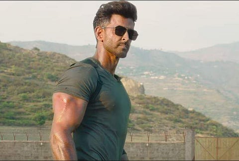 Hrithik Roshan in 'War' (Photo | YouTube screengrab)