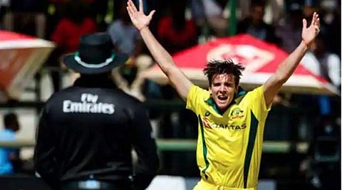 Australian fast bowler Jhye Richardson. (Photo | AFP)