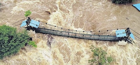 A view of Cauvery in spate at Hogenakkal | Express
