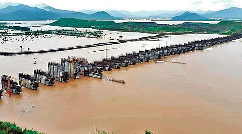 Polavaram project in West Godavari district(File Photo |EPS)