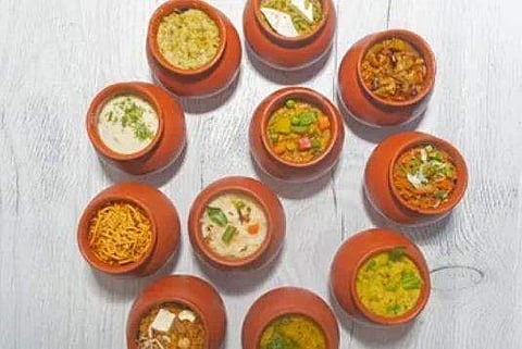 The 'khichdi' came with a variety of aromatic home-made spices. (Photo | Official website)