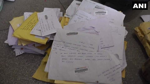 Post office at Sonaria Jail in Rohtak, has received 7,000-8,000 letters & posts addressed to Gurmeet Ram Rahim Singh. (Photo | ANI, Twitter)