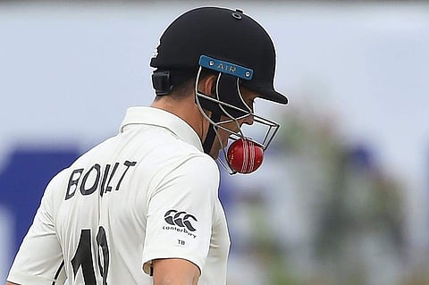 The 30-year-old scored 18 runs as New Zealand were bundled out for 249 in their first innings. (Photo | Twitter)