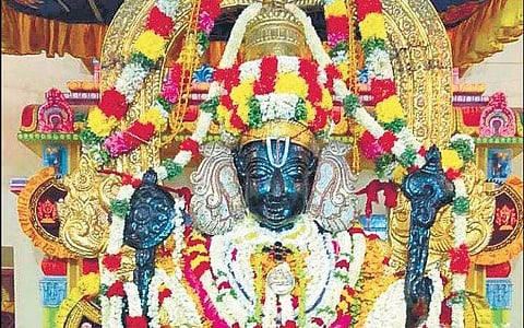 Aththi Varadhar idol Sri Varadharaja Perumal temple on Friday | Express