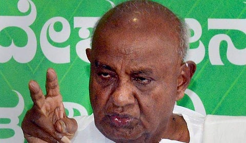 Former PM Deve Gowda (Photo | PTI)