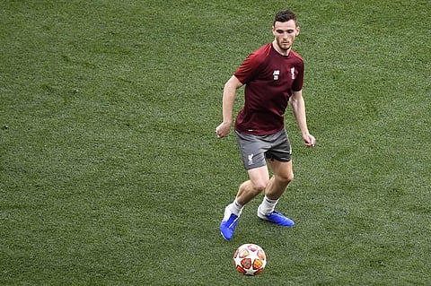 Liverpool's Scottish defender Andrew Robertson. (Photo | AFP)