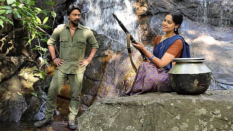 A still from Krishna-starrer 'Kazhugu 2'. (Photo | YouTube Screengrab)