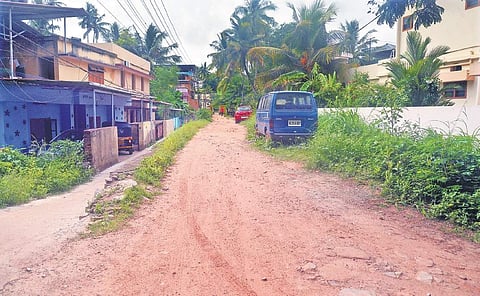The Pipeline Road in Kanaka Nagar  Vincent Pulickal