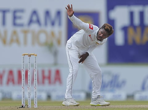 Akila Dananjaya. (Photo | AP)