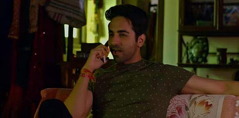 Ayushmann Khurrana in Dil Ka Telephone song in Dream Girl. (YouTube screengrab)