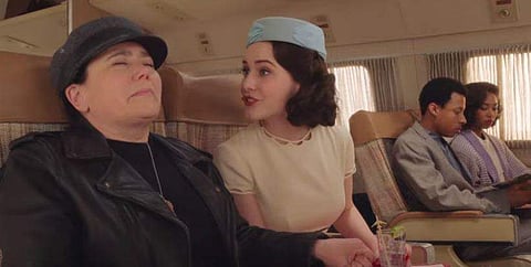 Alex Borstein and Rachel Brosnahan in 'The Marvelous Mrs Maisel' season 3. (YouTube screengrab)