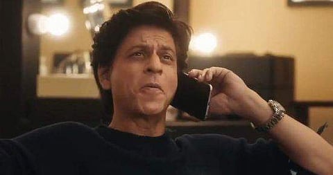 Shah Rukh Khan in the Netflix promo. (Videograb)