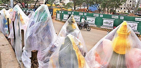 Ganesha idols can’t be dispalyed as BMRCL work is on at Pottery Town | Vinod Kumar T