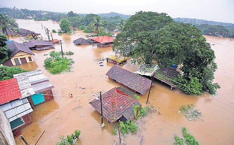 Mallapur village during floods