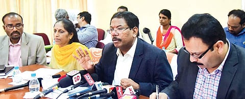 BBMP Commissioner N Manjunatha Prasad addresses a meeting (File Photo | EPS)