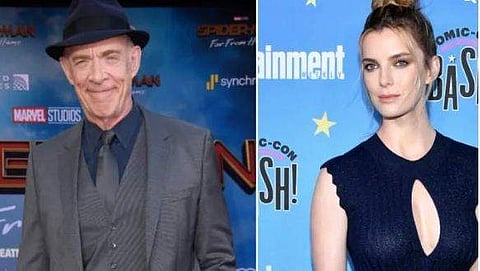 JK Simmons and Betty Gilpin.