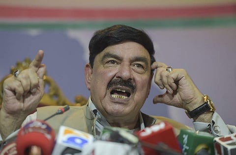 Pakistani Railways Minister Sheikh Rasheed Ahmad. (Photo | AFP)