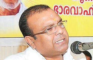 BDJS president Thushar Vellappally
