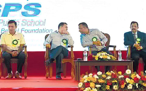 CBSE head COE (Trivandrum) Manish Kumar Tyagi, secretary Anurag Tripathi and Trivandrum Regional Officer Sachin Takur at the All-Kerala Kochi Conclave of Principals and Managers organised at Greets Public School, Kochi  | Arun Angela
