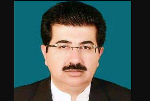 Pakistan Senate chairman Sadiq Sanjrani