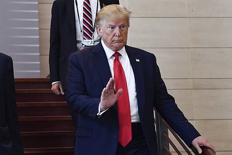 US President Donald Trump misses discussion on Climate Change in G7 discussions. | ( Photo | AP )