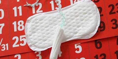 Image of sanitary napkins used for representational purpose only. 