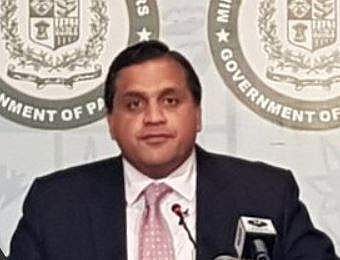 Pakistan's Foreign Office spokesman Mohammad Faisal. (Twitter Photo)