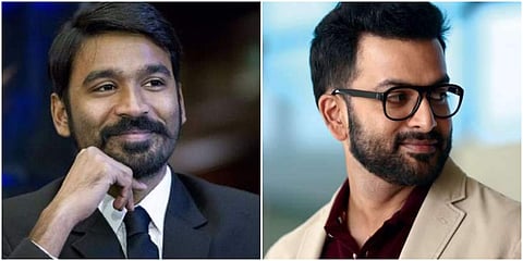 Actors Dhanush and Prithviraj.