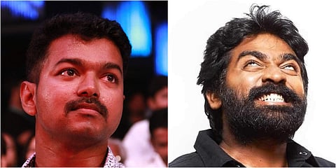 Actors Vijay and Vijay Sethupathi.