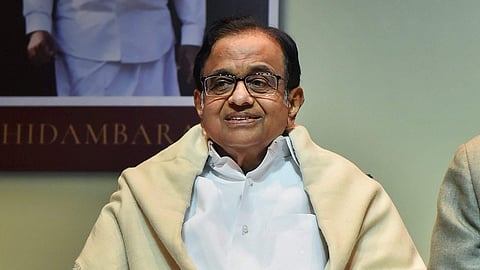 Congress leader P Chidambaram.
