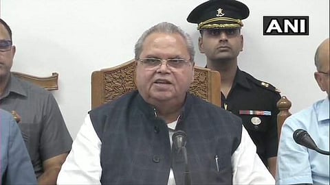 Jammu and Kashmir Governor Satya Pal Malik (File Photo | ANI)