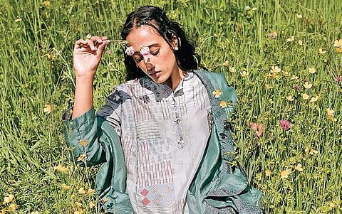 The latest from the stable of fashion designer Rina Singh is a tale straight from Kashmir’s Aru valley.
