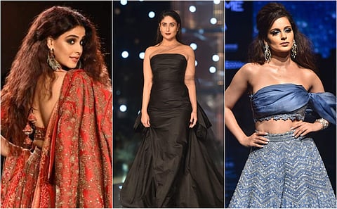 Lakmé Fashion Week (LFW), one of India's most prestigious fashion shows, concluded its Winter/Festive edition on August 25, 2019. Check out glimpses of Bollywood celebrities from Arjun Kapoor to Sobhita Dhulipala and their haute couture looks from the run