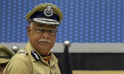 Outgoing BSF chief Rajni Kant Mishra (Photo | PTI)