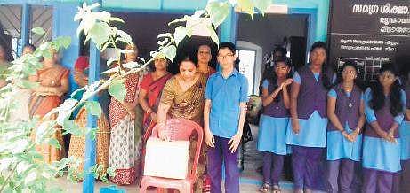 A collection box was set up at Adersh’s school