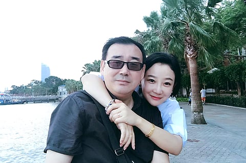 Undated photo of  Yang Hengjun and his wife Yuan Xiaoliang. | ( Photo | AP )