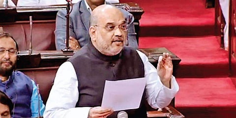 Amit Shah in Parliament