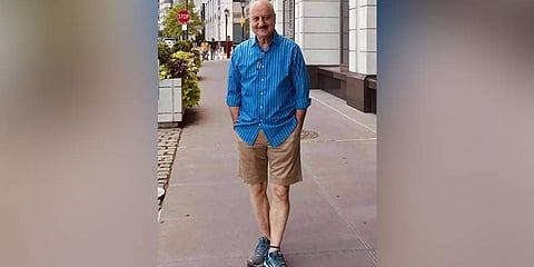 Actor Anupam Kher photographed in New York. (Photo | Anupam Kher Facebook)