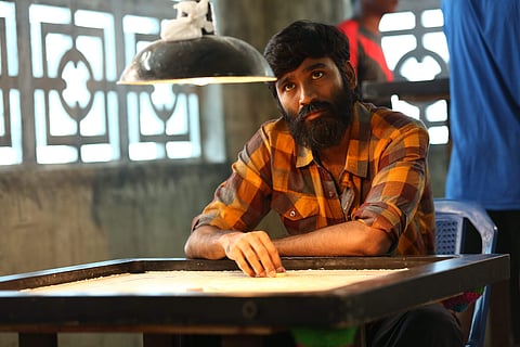 Actor Dhanush in Vada Chennai.