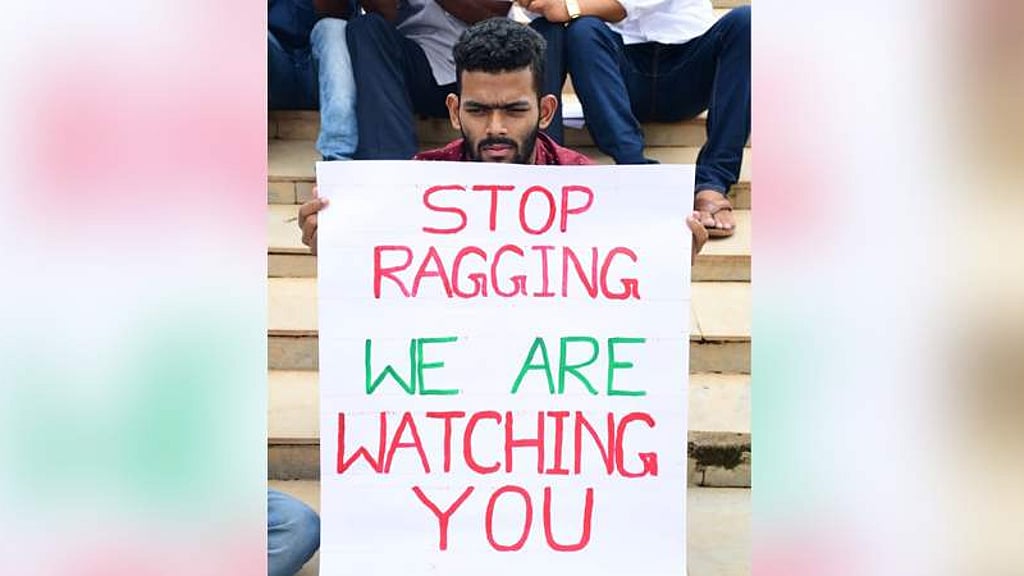 Hostel Ragging Teen boy stripped off clothes, ragged by three teenagers in government ...
