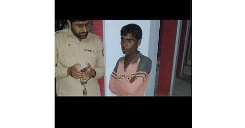 Raju Laxmanin Pak custody (Photo by special arrangement)