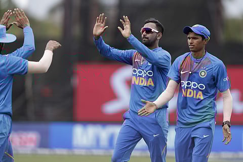 Krunal Pandya. (Photo | AP)