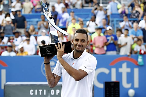 Kyrgios will jump 25 positions to 27th in Monday's new rankings | AP