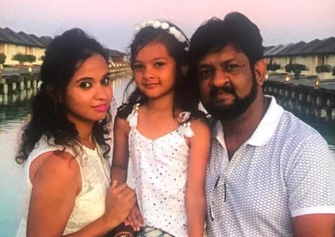 Police say Jyothi (L) resorted to this extreme step due to an alleged family dispute.