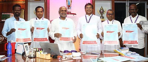 Andhra Loyola College Management before commencement of the diploma courses ( Photo | University website)