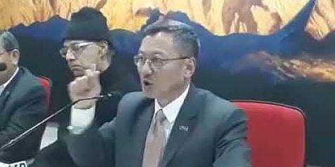 SDF leader K T Gyaltsen (Photo | YouTube Screengrab)