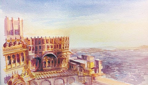 Saranjeet Singh, holds an MFA from Delhi College of Art.